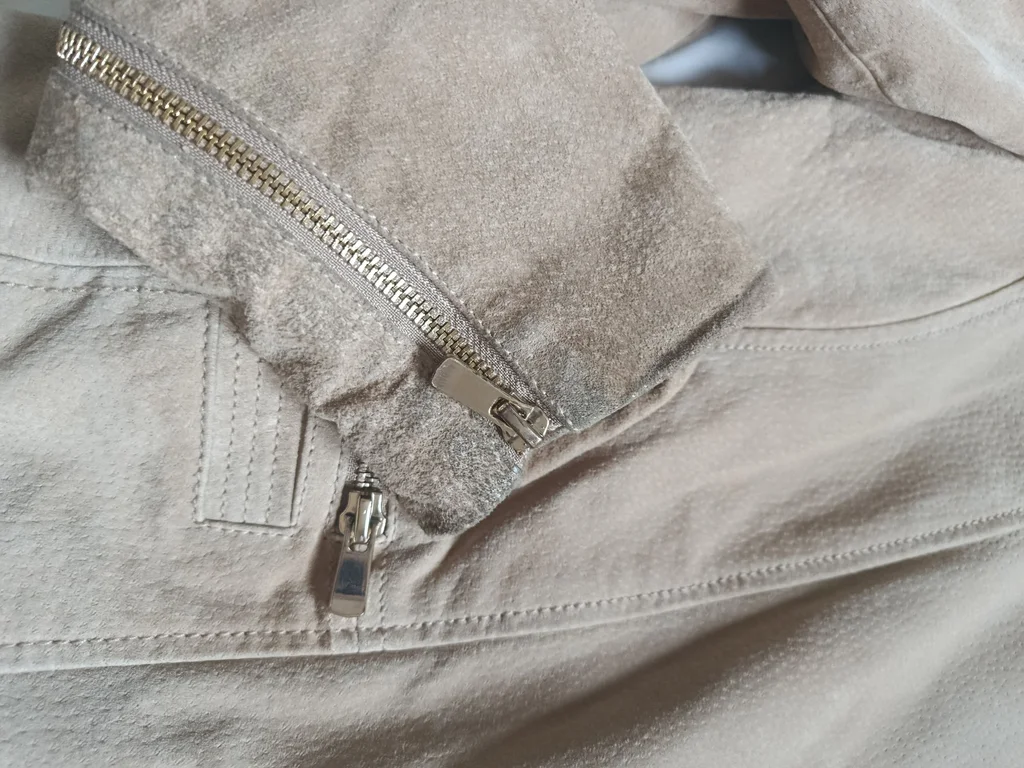 Chaqueta de cuero beige Mango talla S – photo 4